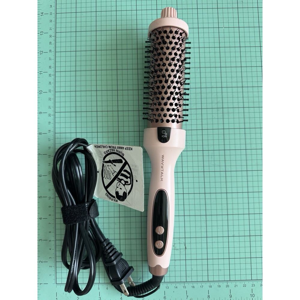 Wavytalk Blowout Boost 1.5 Inch Ionic Heated Thermal Round Brush - Pink